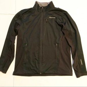 MARMOT Windstopper Black Zip Up Jacket Large MSRP $129